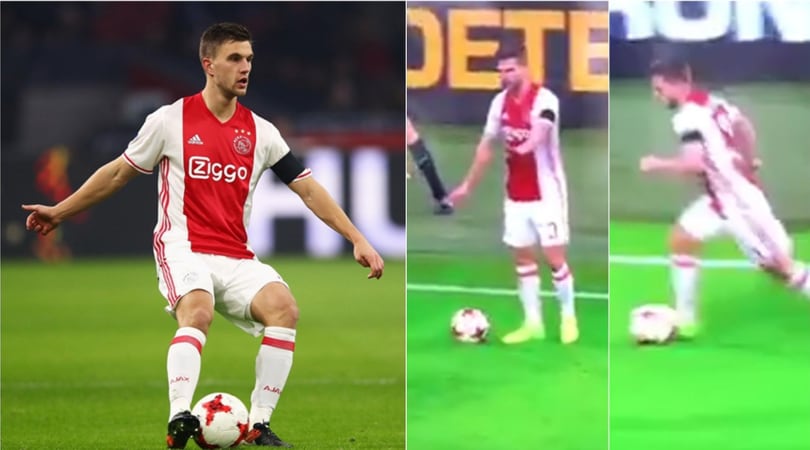 Ajax, finge di fermarsi e poi gioca: gesto antisportivo di Veltman