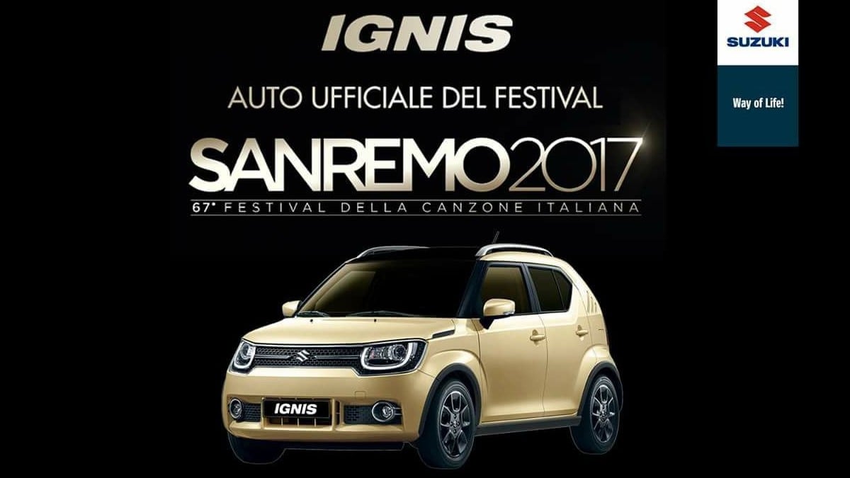 Suzuki Ignis, l'auto dei VIP al Festival di Sanremo