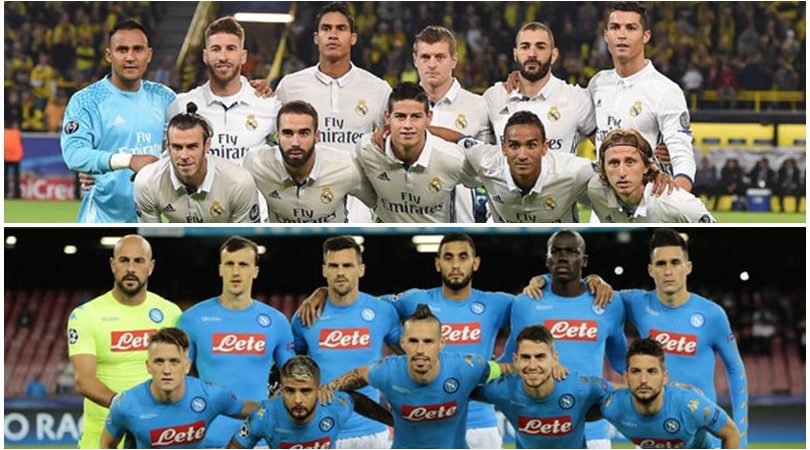 Real Madrid-Napoli, la sfida ruolo per ruolo