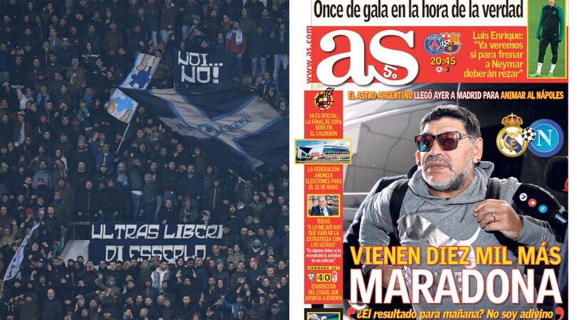 Champions League, Real-Napoli: 10mila tifosi azzurri a Madrid