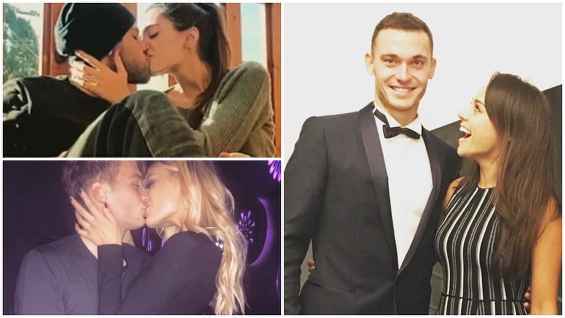 San Valentino, che passione tra calciatori e wags!