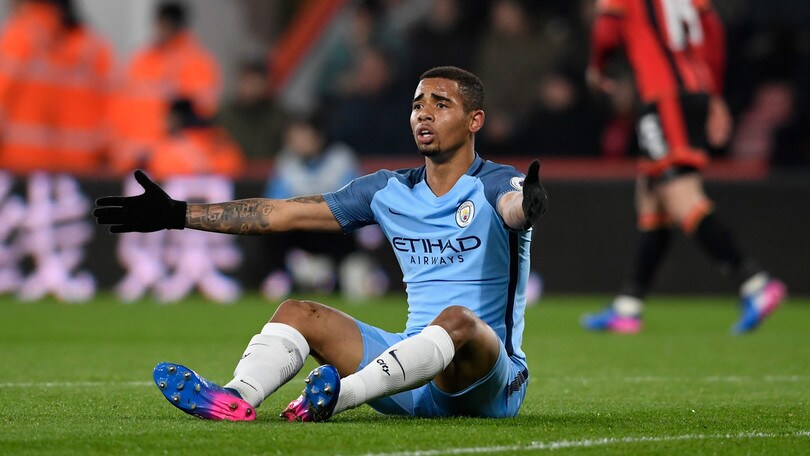 Manchester City, tegola per Guardiola: Gabriel Jesus fuori due o tre mesi