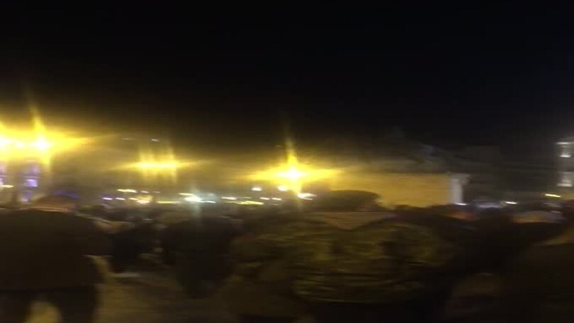 Real Madrid - Napoli: i tifosi partenopei in piazza a Madrid