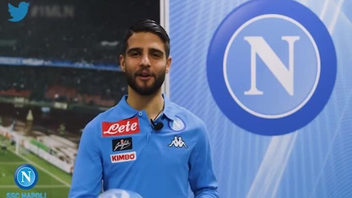 Napoli, Insigne ringrazia i followers su Twitter