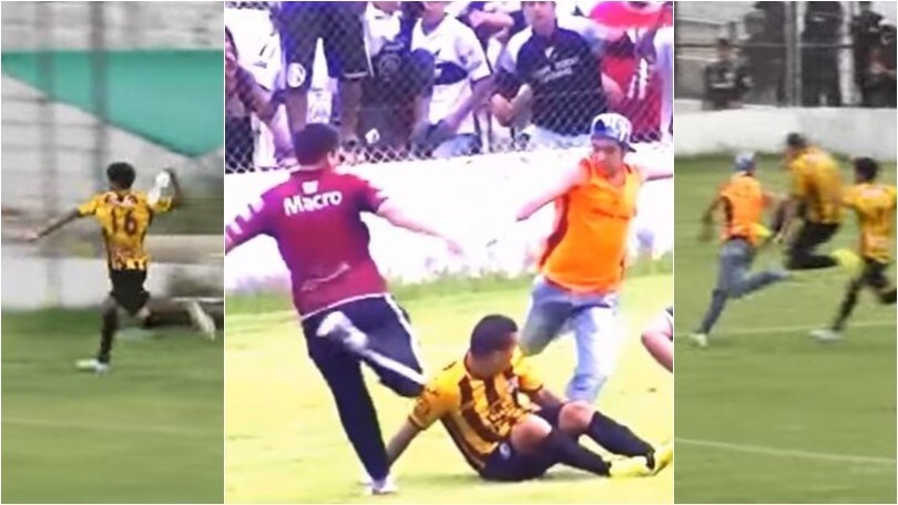 Argentina, incredibile rissa tra calciatori e raccattapalle