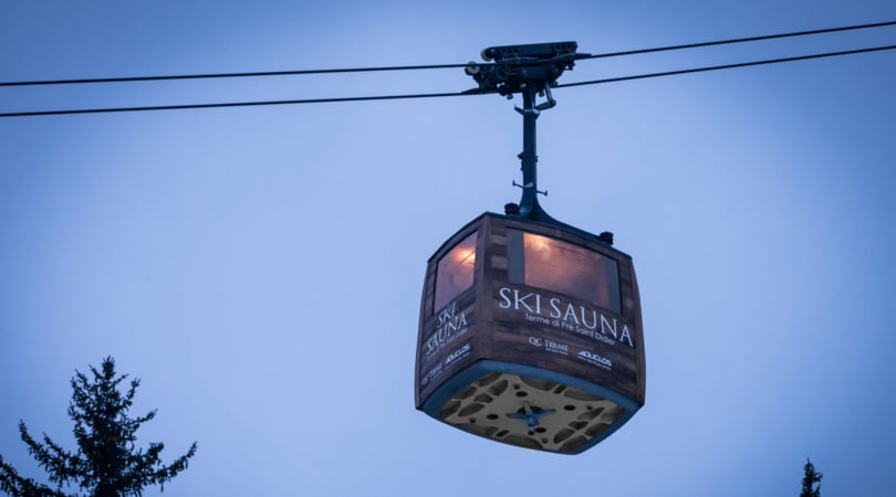 La prima Ski Sauna di QC Terme