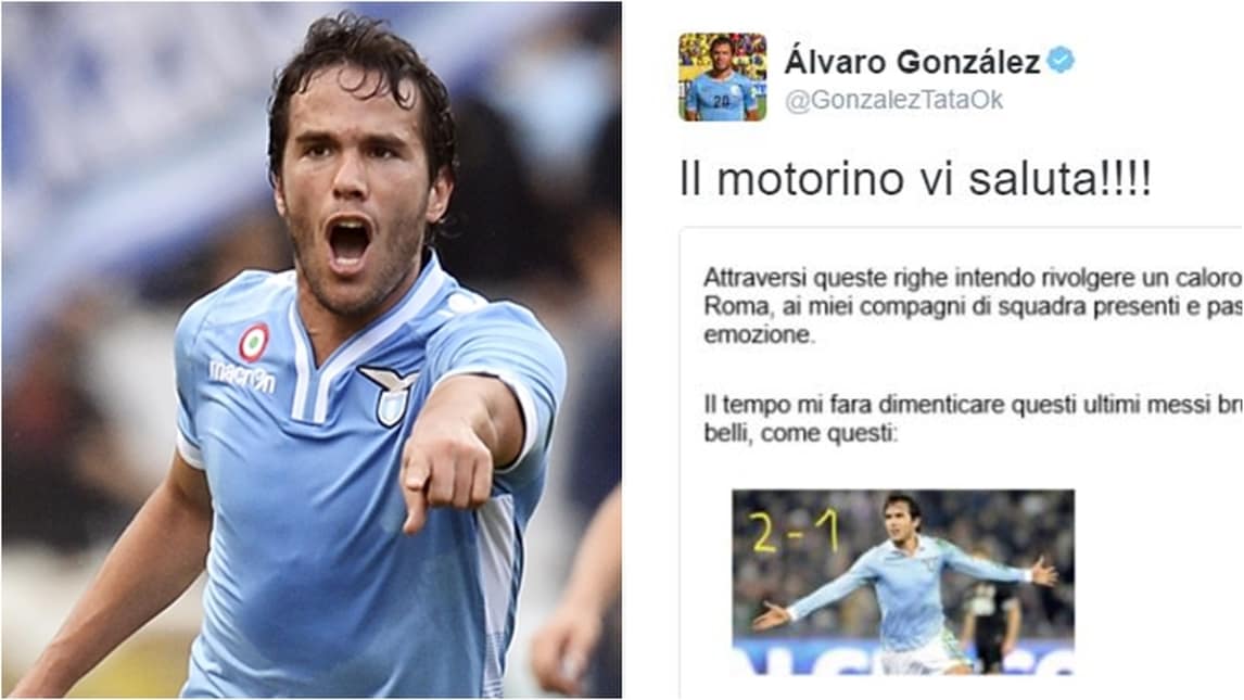 Lazio, "Tata" Gonzalez dice addio: «Il motorino vi saluta»