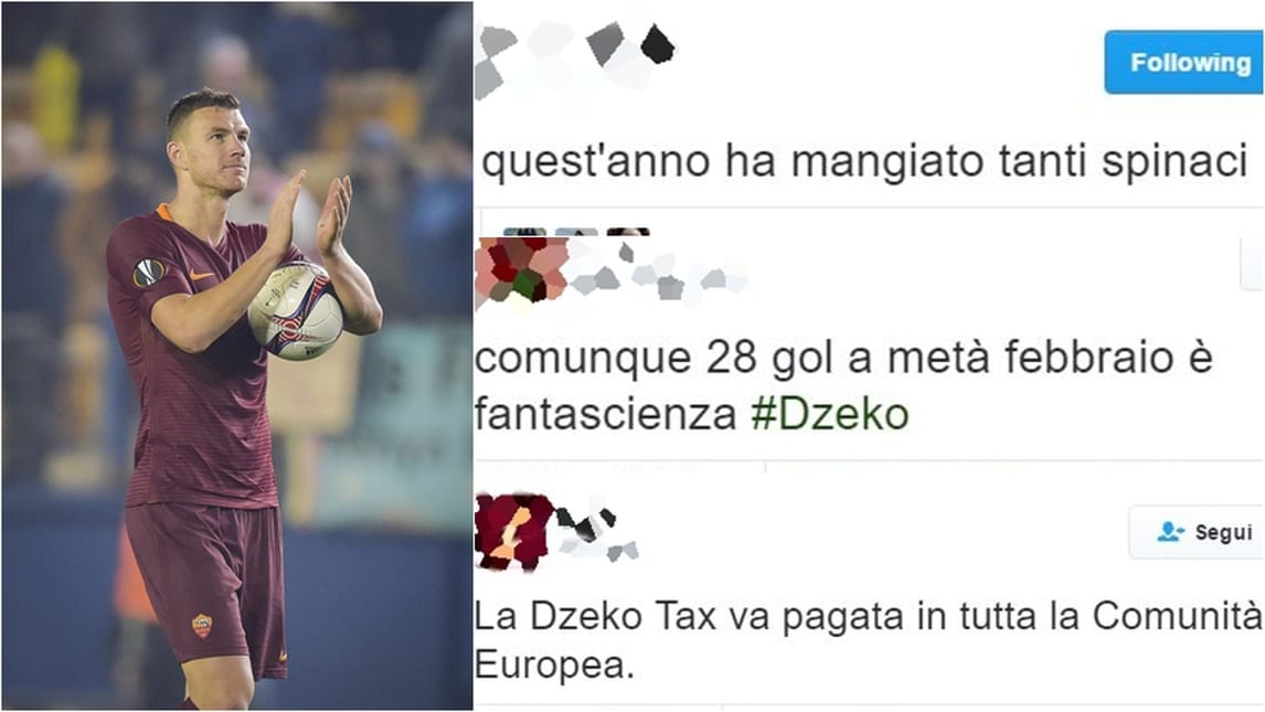 Villarreal-Roma, Edin diventa "Dzeko-tax": tifosi pazzi di lui
