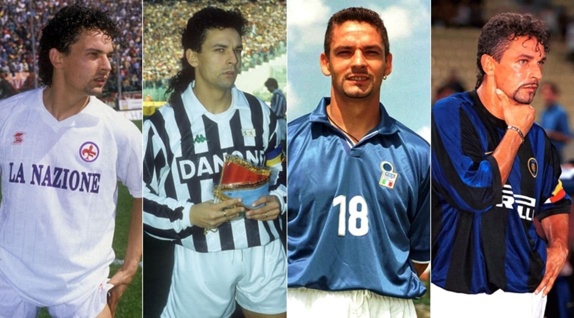 Mezzo secolo di Baggio: tutte le maglie della sua carriera