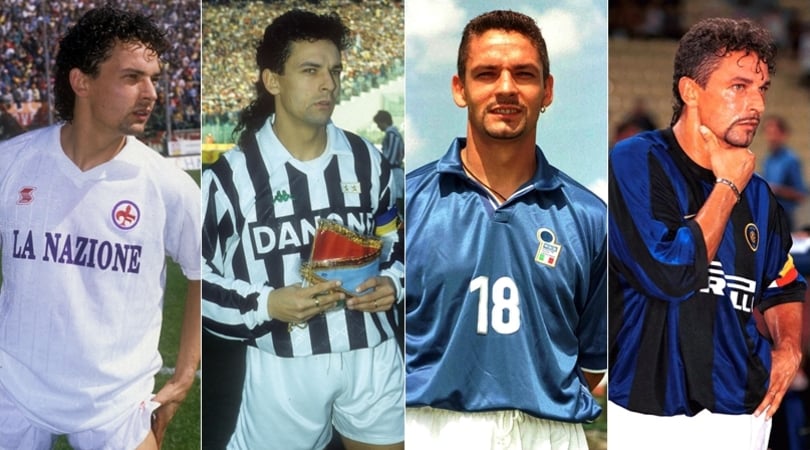 Mezzo secolo di Baggio: tutte le maglie della sua carriera