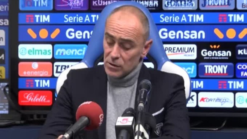 Martusciello: "Gara persa dopo il pareggio"