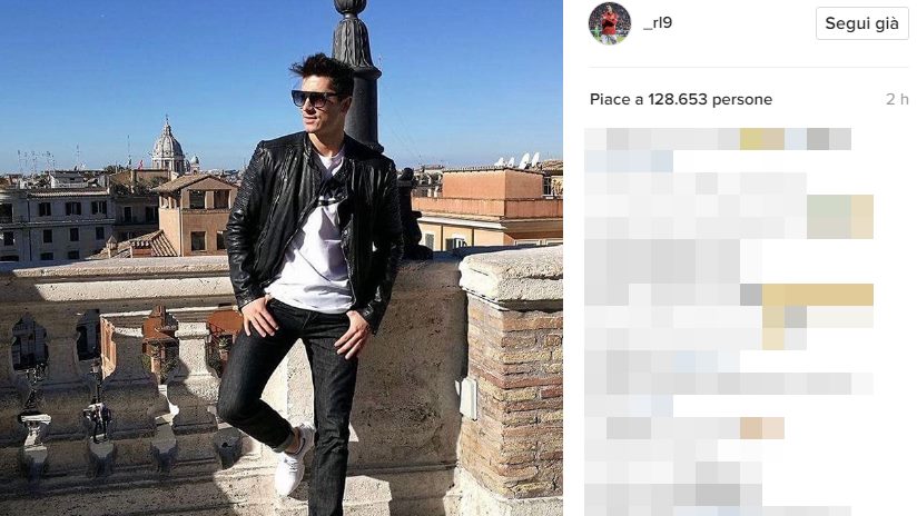 Lewandowski, giornata di relax a Roma