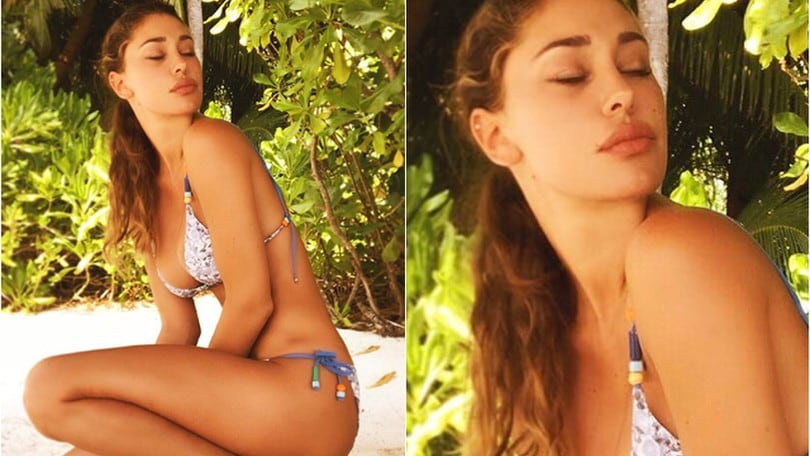 Belen alle Maldive: «Assonnata ma felice»