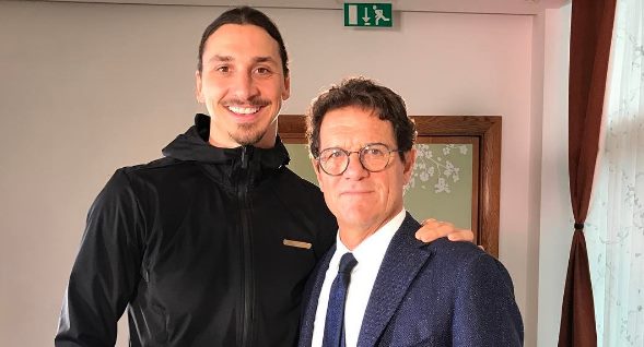 Ibrahimovic incontra Capello: «L'uomo che ha cambiato il mio gioco»