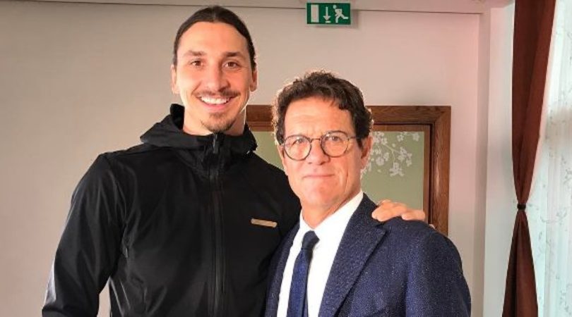 Ibrahimovic incontra Capello: «L'uomo che ha cambiato il mio gioco»