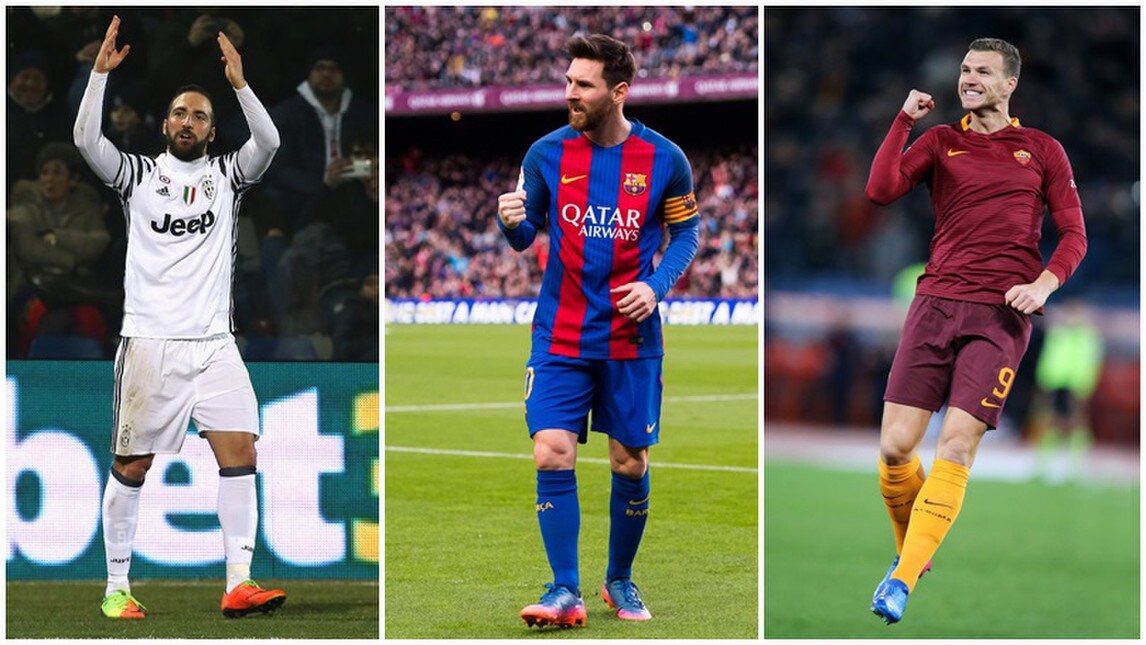Scarpa d'oro, che duello tra Higuain, Messi e Dzeko!