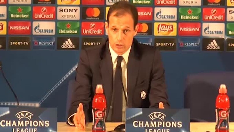 Allegri: "Bonucci andrà in tribuna"