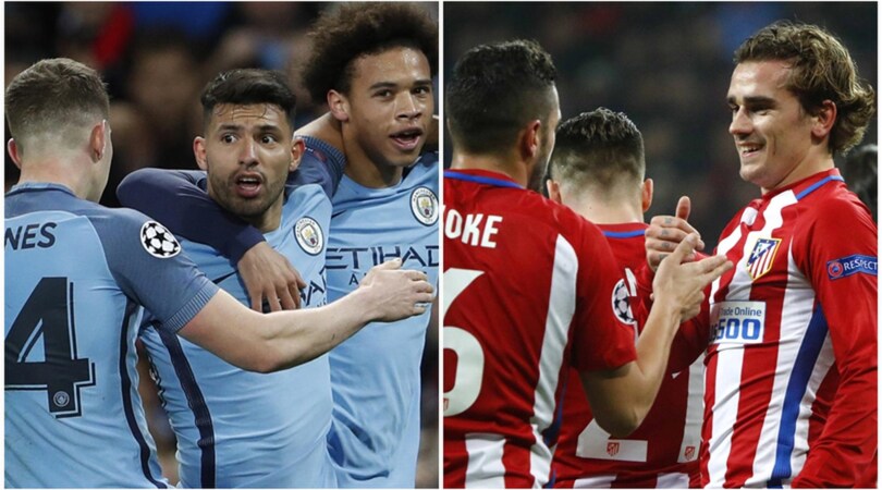 Risultati Champions League: poker Atletico Madrid, il City ne fa 5 al Monaco