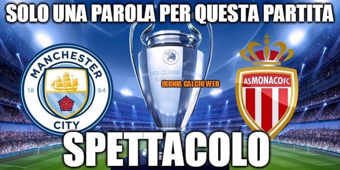 Manchester City-Monaco, gol e spettacolo: i social scatenati