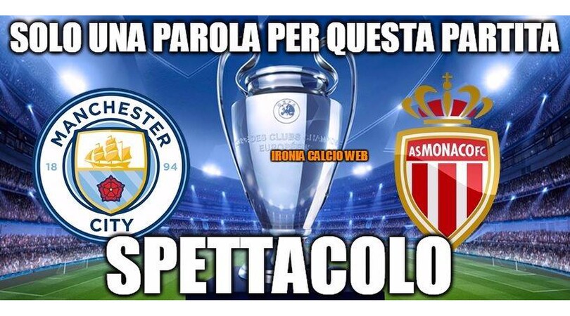 Manchester City-Monaco, gol e spettacolo: i social scatenati