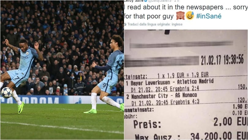 Perde 34mila euro per il gol di Sané: gli chiede i soldi sui social