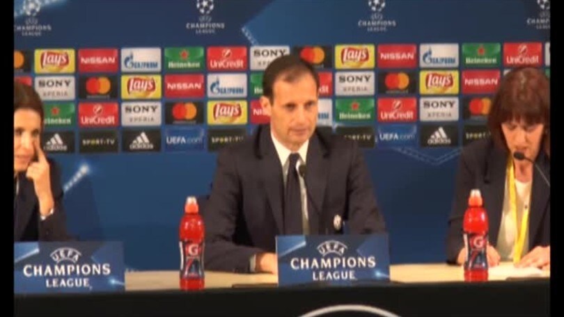 Allegri: "Buon risultato, abbiamo segnato al momento giusto"