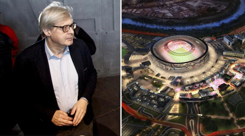 Sgarbi: «Famo lo stadio della Lazio, io faccio il testimonial»