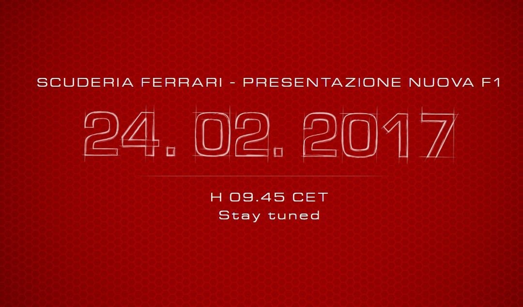 F1, Ferrari: domani la presentazione della monoposto 2017