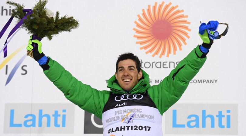 Mondiali sci nordico: Pellegrino, è festa oro a Lathi