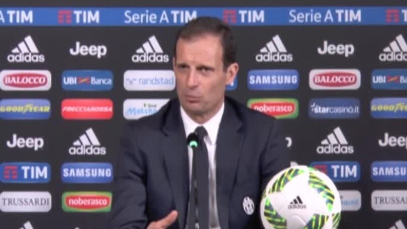 Allegri: "Scatto scudetto? Andiamo con calma..."