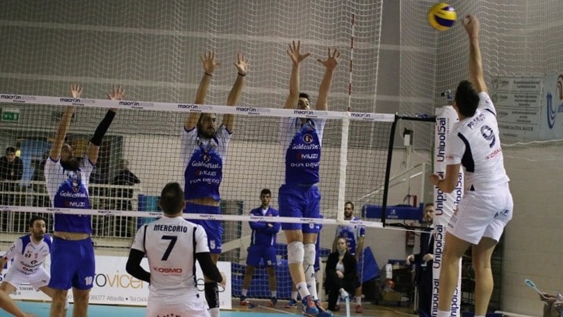 Volley: A2 Maschile Pool Salvezza, Montecchio batte Potenza Picena in rimonta