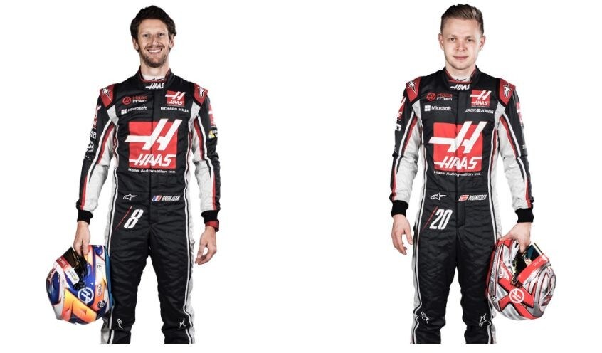 F1: svelata la Haas di Grosjean e Magnussen