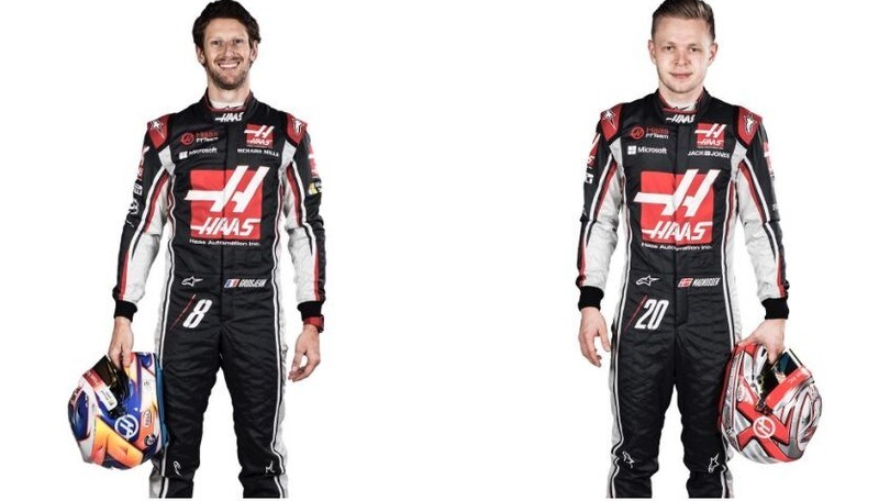 F1: svelata la Haas di Grosjean e Magnussen