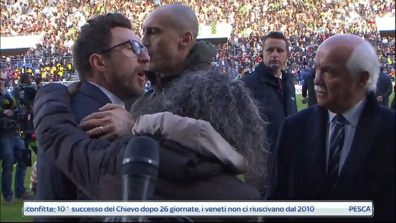 Sassuolo, Di Francesco furioso: nervosismo a fine gara. Lite a bordo campo
