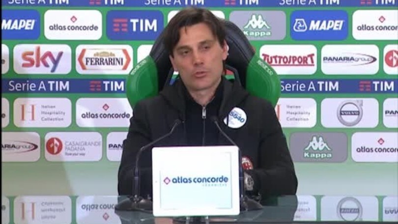 Montella: "Il Milan non ha rubato nulla"