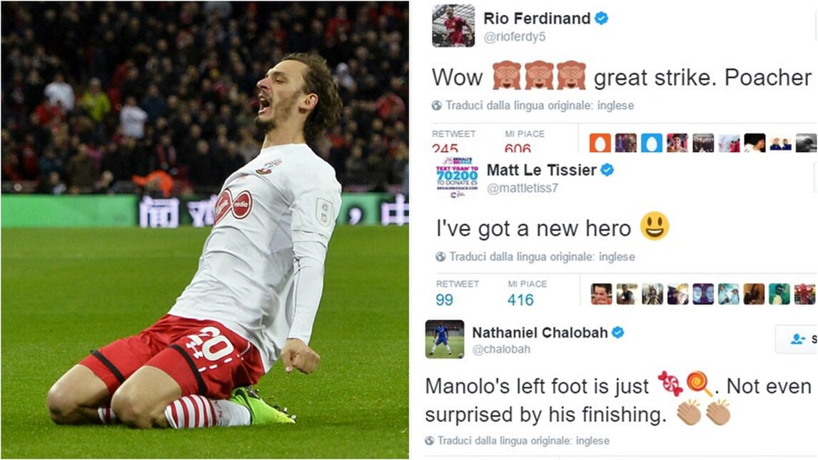 EFL Cup, che Gabbiadini! Standing ovation a Wembley e sui social