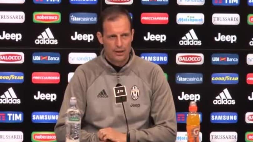 Allegri: "La Roma è una squadra seria"