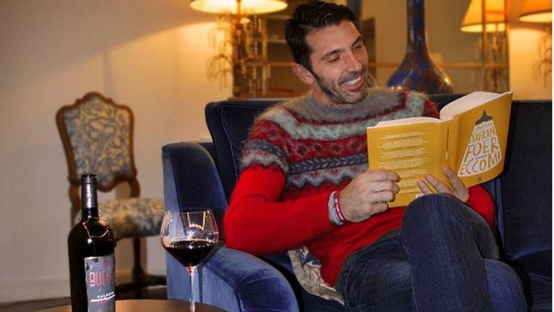 Juventus-Napoli? Per Buffon relax con vino rosso e un libro
