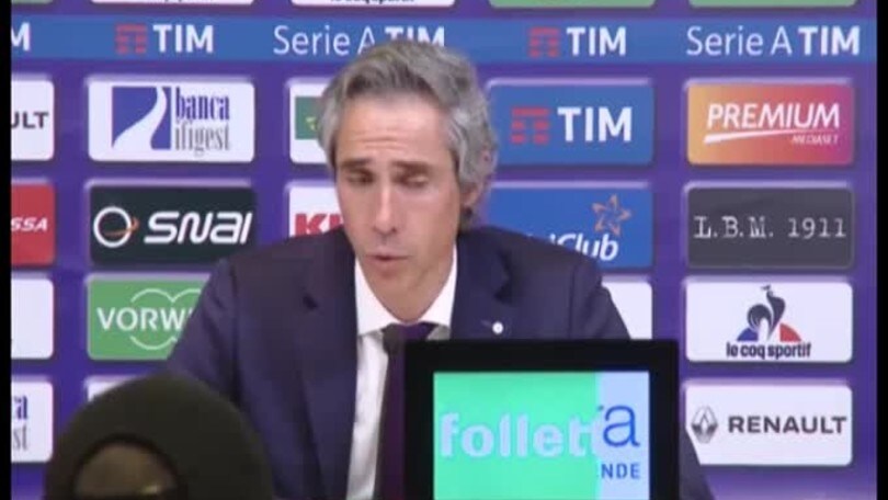 Sousa: "Giuste le critiche dei tifosi"