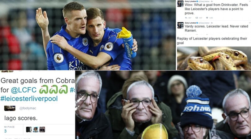 Rinascita Leicester: l'ironia del web su Vardy e compagni "serpi"