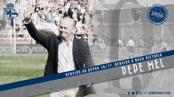 Liga, Deportivo: Pep Mel nuovo allenatore