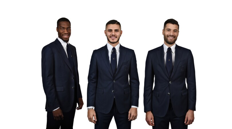 Brooks Brothers in campo con Inter-Roma