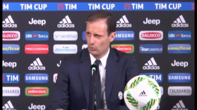 Allegri: "Fare peggio del primo tempo era difficile"