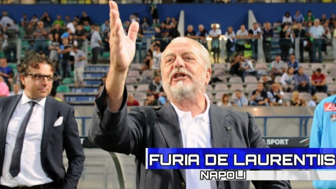 Napoli, l'ira di De Laurentiis: "A ritorno la Primavera"