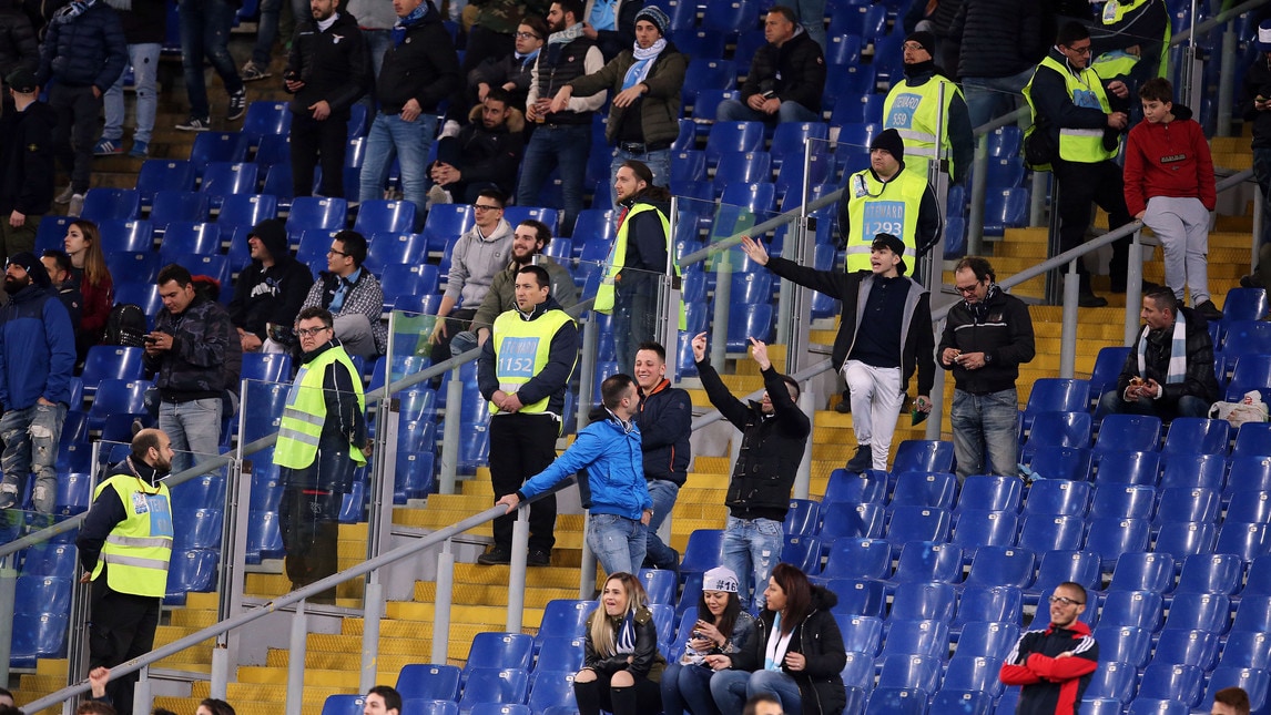 Derby Coppa Italia, ecco le barriere dimezzate all'Olimpico