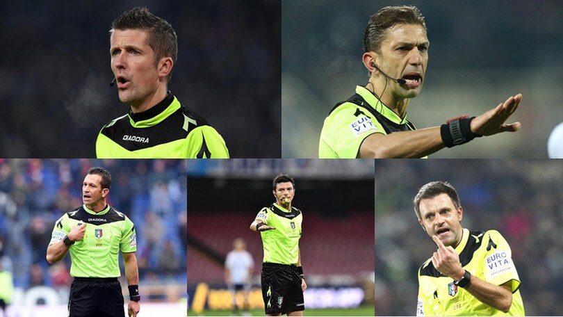 I numeri dei 22 arbitri di Serie A