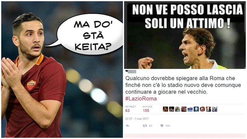 Ironia Social: lo sfottò dei tifosi della Lazio e la risposta romanista