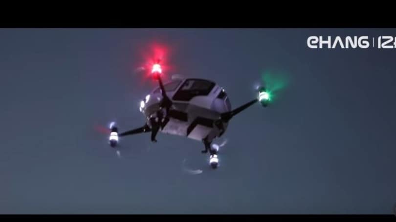 EHang 184, il taxi drone è realtà
