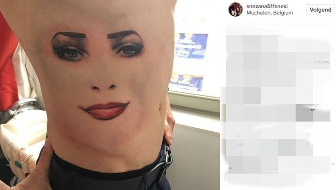 Il calciatore col tatuaggio più brutto (forse)