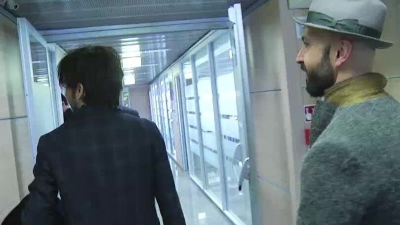 Maccio Capatonda e Herbert Ballerina ospiti al Corriere dello Sport, il backstage